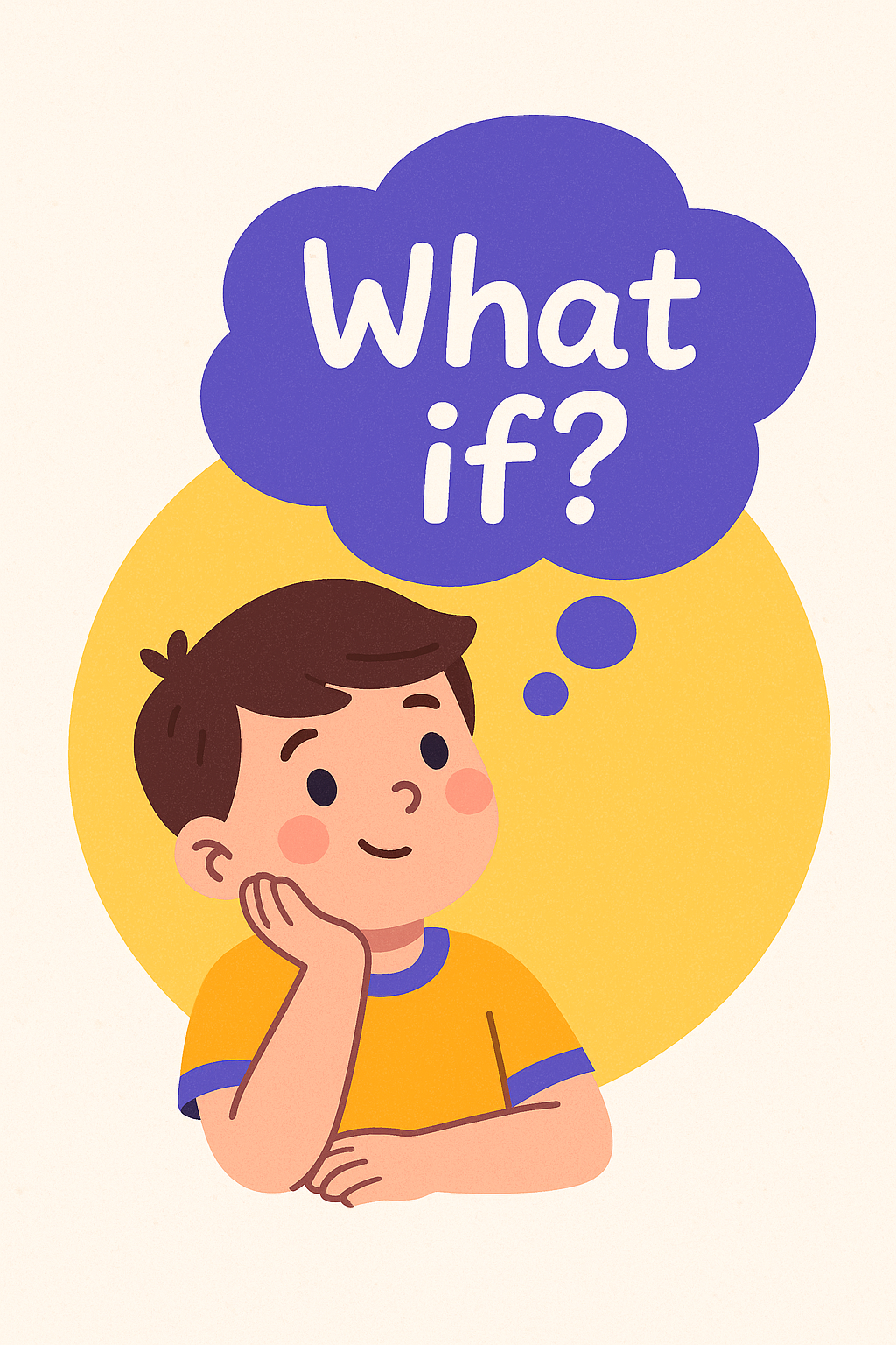 Child thinking What If